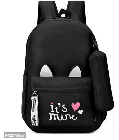 Stylish Casual Printed Shoulder Backpack For School College Offices-thumb0