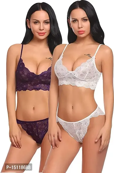 Newba Sexy Babydoll Lingerie Combo Pack for Women/Girls,/Free Size for Sexy, Honeymoon Night Sex Nighty (Multicolor) (Multicolor) Multicolour