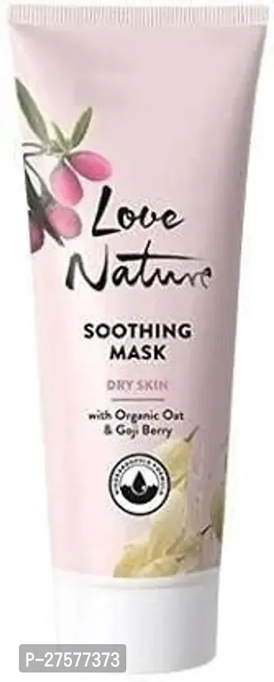 Love Nature Soothing Mask With Organic Oat And Goji Berry For Dry Skin - 75gm