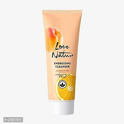 Love Nature Energising Cleanser With Organic Apricot And Orange - 125ml