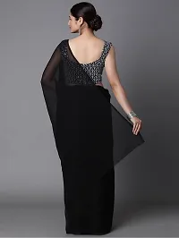 Trendy Georgette Saree with Blouse-thumb1