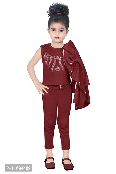 Girls  Cotton  Top  Pant with Shrug-thumb2