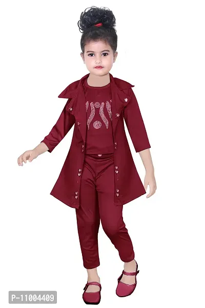 Girls  Cotton  Top  Pant with Shrug