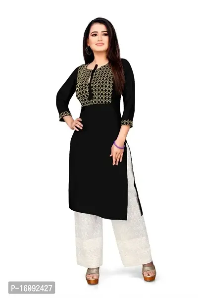 Gulshan Rayon Embordary Work Kurti With Plazzo-thumb0