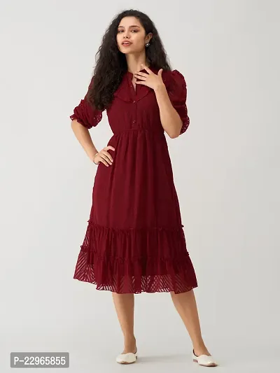 Stylish  Polyester  Dress For Women-thumb0