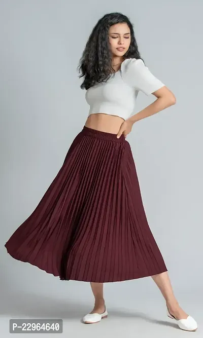 Stylish Fancy Polyester Skirts For Women-thumb5