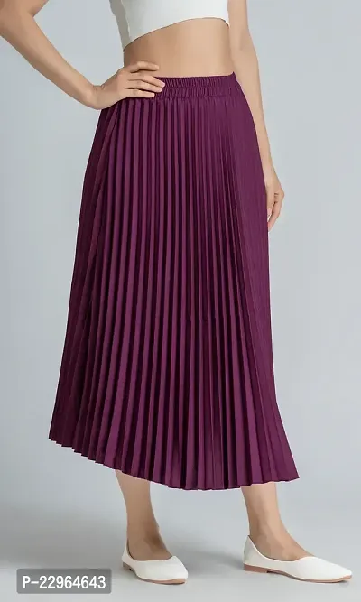 Stylish Fancy Polyester Skirts For Women-thumb3