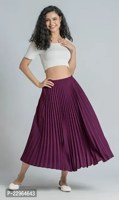 Stylish Fancy Polyester Skirts For Women-thumb5