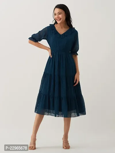 Stylish  Polyester  Dress For Women-thumb0