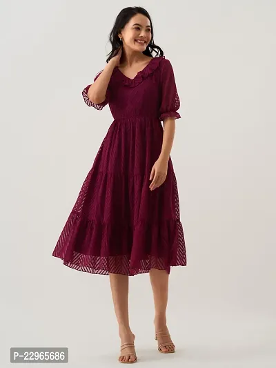 Stylish  Polyester  Dress For Women-thumb0