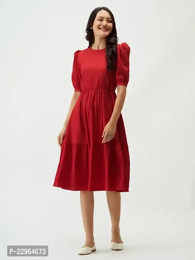 Stylish  Polyester  Dress For Women-thumb0