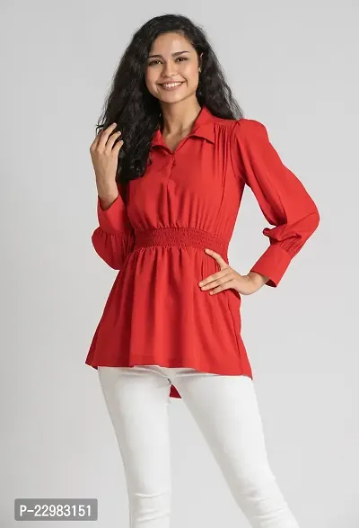 Stylish Women Polyester Casual Top-thumb2