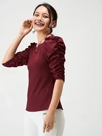 Stylish Women Polyester Casual Top-thumb1