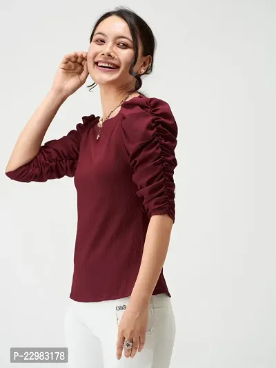 Stylish Women Polyester Casual Top-thumb2