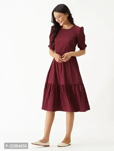 Stylish  Polyester  Dress For Women-thumb3