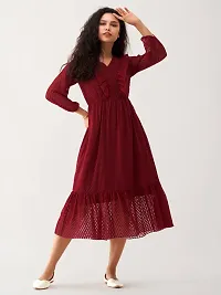 Stylish  Polyester  Dress For Women-thumb1