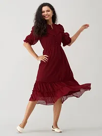 Stylish  Polyester  Dress For Women-thumb2