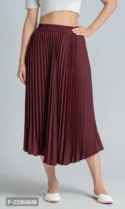 Stylish Fancy Polyester Skirts For Women-thumb0