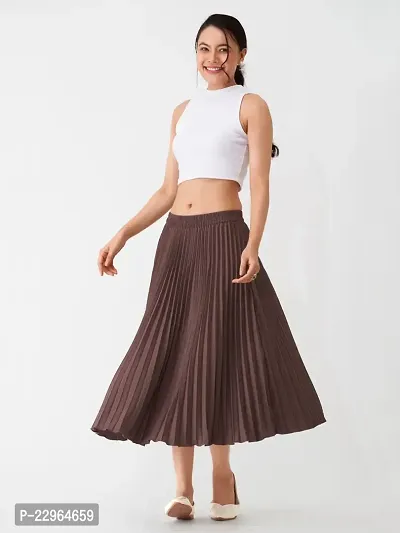 Stylish Fancy Polyester Skirts For Women-thumb0