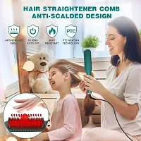 Hair Straightener Comb For Women Men Hair Styler Straightener Machine Brush Ptc Heating Electric Straightener With 5 Temperature Control Hair Styling Staightners-thumb4