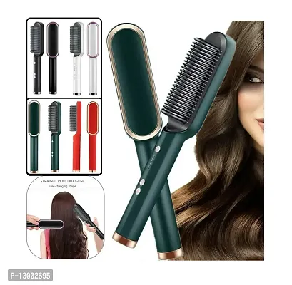 Hair Straightener Comb For Women Men Hair Styler Straightener Machine Brush Ptc Heating Electric Straightener With 5 Temperature Control Hair Styling Staightners-thumb2