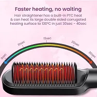 Hair Straightener Comb For Women Men Hair Styler Straightener Machine Brush Ptc Heating Electric Straightener With 5 Temperature Control Hair Styling Staightners-thumb2