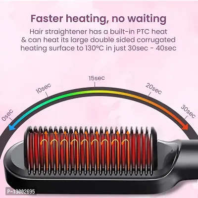 Hair Straightener Comb For Women Men Hair Styler Straightener Machine Brush Ptc Heating Electric Straightener With 5 Temperature Control Hair Styling Staightners-thumb3