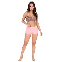 Geifa Women's Seamless Boyshort Panties All Day Comfortable Cotton Spandex Underwear Suitable Stretch Boxer Briefs Pack of 3-thumb2