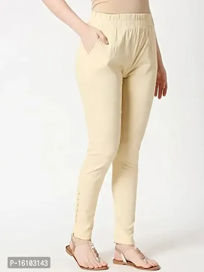 Geifa Women Stylish Stretchable Jeggings Trouser Kurti Pants or Girls and Ladies (L 26 Till 32) (XL 34 Till 36) (2XL 38 Till 40)-thumb4