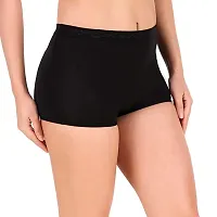 Geifa Women's Seamless Boyshort Panties All Day Comfortable Cotton Spandex Underwear Stretch Boxer Briefs Pack of 3-thumb1