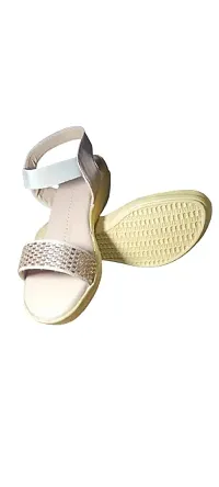 Geifa New Casual Comfot Wedge Heel Fashion Sandal for Womens and girl 1 Pair-thumb1