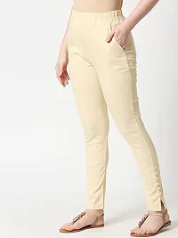 Geifa Women Stylish Stretchable Jeggings Trouser Kurti Pants or Girls and Ladies (L 26 Till 32) (XL 34 Till 36) (2XL 38 Till 40)-thumb2