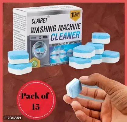 Washing Machine Cleaner Cleaner Tablets Powder For Top Load And Font Load Washing Machine Pack Of 15-thumb0