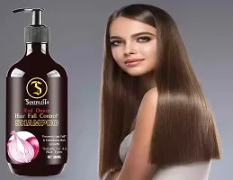 Natural Hair Care Red Onion Black Seed Oil Strong, Smooth and Silky, Anti Dandruff Shampoo 300ml-thumb1