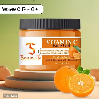 SOMWRITA a Complete Bright with Vitamin C face Gel For Instant Brighter Skin and Glowing Skin - 100ml-thumb0