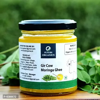 Future Organics Ghee -Desi Gir Cow Moringa - 175 ml | Made with 100% Natural Herbal Ingredients