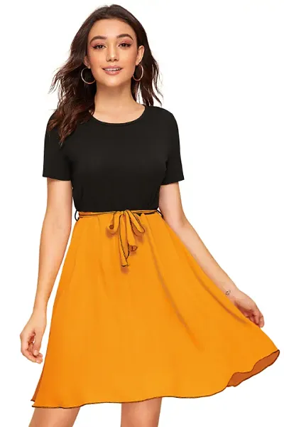 Trendy Casual wear Fit  Flare Dress