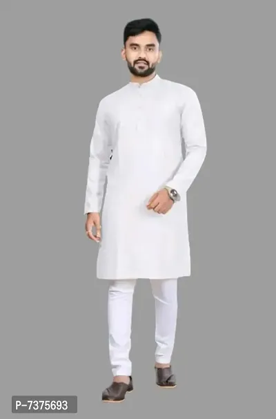 Stylish Fancy Cotton Kutra Set For Men Pack Of 1