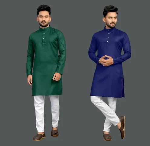 Stylish Fancy Kutra Set Combo For Men Pack Of 2