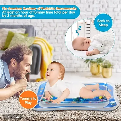 Water Wonderland: Inflatable Tummy Time Baby Kids Water Mat Toys - Leakproof Fun for Playtime and Development multicolor-thumb3