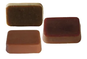 Neotea Handmade Herbal Soap Combo - Sandal, Nannari Vettiver, Neem Aloevera - 225 G (Pack Of 3)-thumb4