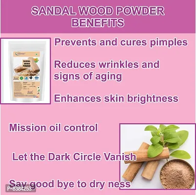 KRIDAY HERBS 100% Pure and Natural Sandalwood Powder, Organically Extracted  from Original Sandal Wood Trees 99 gm : Buy Online at Best Price in KSA -  Souq is now Amazon.sa: Beauty