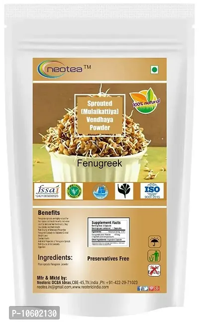 Neotea Sprouted Mulaikattiya Vendhaya Methi Mente Powder, 250 gm