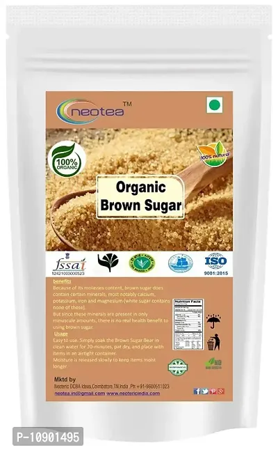 Neotea Organic Brown Sugar Natural  Refined Cane Sugar 500 gm