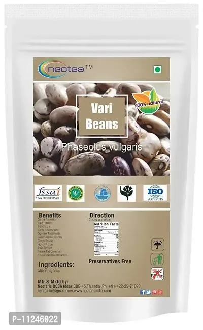Neotea Vari Beans Or White Kidney Beans Bakla, 1Kg-thumb0