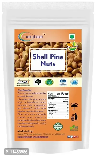 Neotea Pine Nuts, Chilgoza With Shelled, 100 G