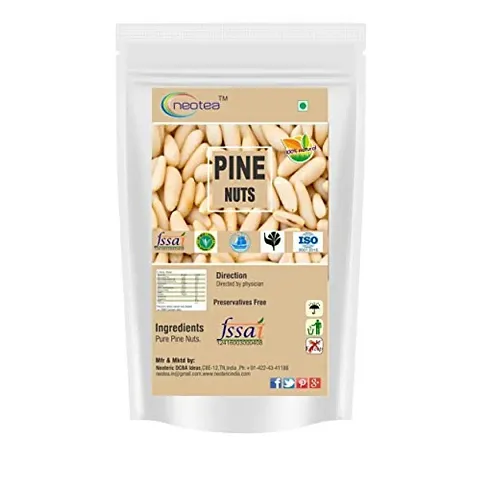 Neotea Pine Nuts, Chilgoza Without Shelled, 100 G