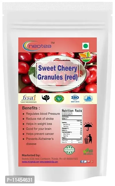 Neotea Sweet Cherry Granules, Red Color, 250 G-thumb0