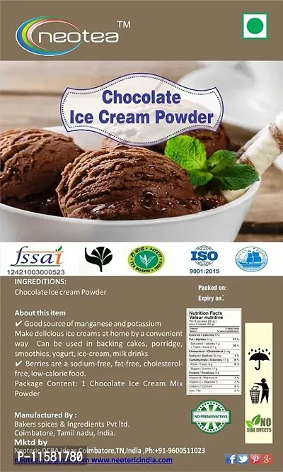 Neotea Chocolate Icecream Powder, 400G-thumb2