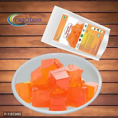 Dehydrated Orange Fruit Jelly Cube, 500 G-thumb2